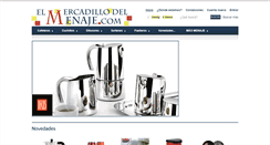 Desktop Screenshot of elmercadillodelmenaje.com